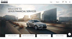 Desktop Screenshot of lexusfinancial.com